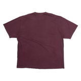 CARHARTT Mens T-Shirt Maroon XL