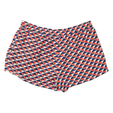 GAP Womens Casual Shorts Red Geometric UK 18 W36