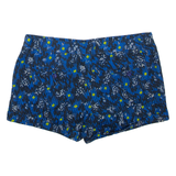 FRENCH CONNECTION Womens Casual Shorts Blue Floral UK 12 W34