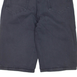 FAT FACE Womens Denim Shorts Grey UK 8 W24