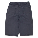 FAT FACE Womens Denim Shorts Grey UK 8 W24