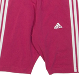 ADIDAS Womens Sports Shorts Pink Slim XS W22