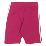 ADIDAS Womens Sports Shorts Pink Slim XS W22