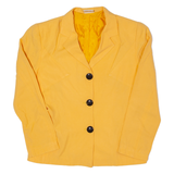 SHARI Womens Blazer Jacket Yellow 90s S