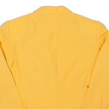 SHARI Womens Blazer Jacket Yellow 90s S