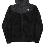 THE NORTH FACE Womens Fleece Jacket Black Hooded L
