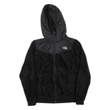 THE NORTH FACE Womens Fleece Jacket Black Hooded L