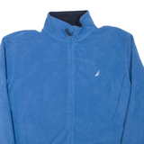 NAUTICA Mens Fleece Jacket Blue L