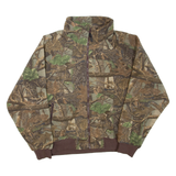 CABELA'S Mens Fleece Jacket Brown 2XL