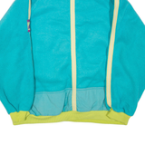 ADIDAS Polarlite 1/4 Zip Mens Fleece Jacket Blue 90s M
