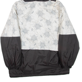 SORRY Womens Puffer Jacket Black Hooded Colourblock L