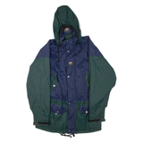 HELLY HANSEN Mens Workwear Jacket Green Nylon Hooded M