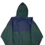 HELLY HANSEN Mens Workwear Jacket Green Nylon Hooded M