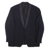 Mens Blazer Jacket Blue L