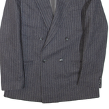 Mens Blazer Jacket Grey Wool M