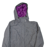JACK WOLFSKIN Womens Jacket Grey Hooded UK 14