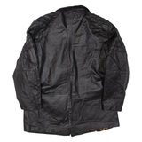 Womens Jacket Black Faux Leather L