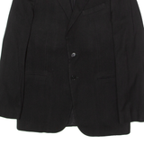 ARMANI COLLEZIONI Mens Blazer Jacket Black Wool M