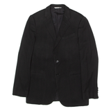 ARMANI COLLEZIONI Mens Blazer Jacket Black Wool M