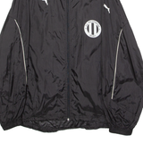 PUMA FC Polisportiva Vevey Mens Rain Jacket Black Nylon M