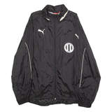 PUMA FC Polisportiva Vevey Mens Rain Jacket Black Nylon M