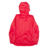 NIKE FC Champel Mens Rain Jacket Red Nylon Hooded XS