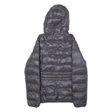 KAPPA Womens Puffer Jacket Black Hooded M