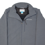 COLUMBIA Fleece Lined Mens Jacket Green L