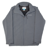 COLUMBIA Fleece Lined Mens Jacket Green L