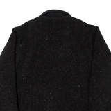 SWISS FREE Womens Fleece Jacket Black 90s L