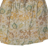 Womens Blazer Jacket Beige 90s Floral M