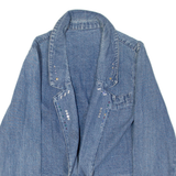Western Inspired Womens Denim Jacket Blue M