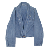 Western Inspired Womens Denim Jacket Blue M