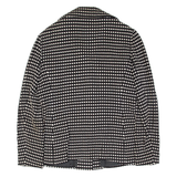 Womens Blazer Jacket Black Check M