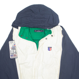 NAUTICA Mens Coat White USA Hooded L