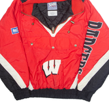 LEE Mens Pullover Jacket Red Nylon Hooded L