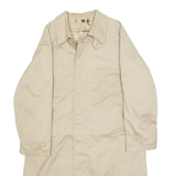 Womens Overcoat Coat Beige L