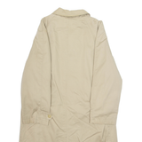 Womens Overcoat Coat Beige L