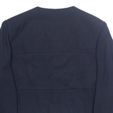 DAVID WARREN Womens Blazer Jacket Blue M