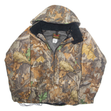 STEARNS Realtree Mens Jacket Green Hooded 2XL