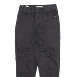 LEVI'S Womens Jeans Grey Relaxed Mom W28 L27