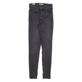 LEVI'S Big E Womens Jeans Grey Slim Skinny W26 L30