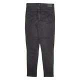 LEVI'S 721 Womens Jeans Grey Slim Skinny Stone Wash W29 L30