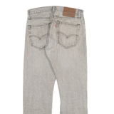 LEVI'S 551 Z Big E Mens Jeans Grey Regular Skinny Stone Wash W28 L30