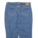 LEVI'S Womens Jeans Blue Relaxed Straight W40 L25