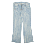 WRANGLER Womens Jeans Blue Regular Bootcut Acid Wash W30 L30