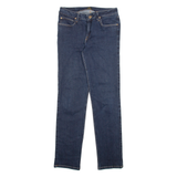 LEE Womens Jeans Blue Slim Straight W30 L31