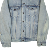 LEVI'S Mens Sherpa Lined Denim Jacket Blue M