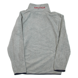 NAUTICA Pullover Mens Fleece Jacket Grey XL