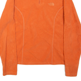 THE NORTH FACE Lightweight Pullover Womens Fleece Jacket Orange M
